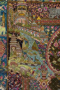 History of Qom handmade carpet