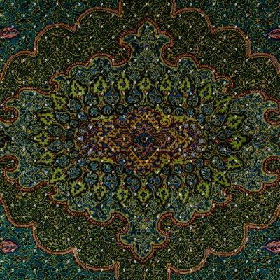 فرش دستباف ابریشمی ایرانی