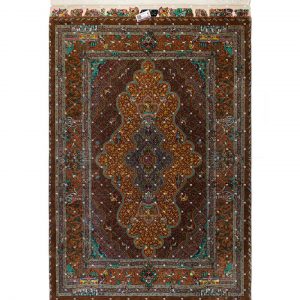 Iranian Hand Knotted Silk Carpet