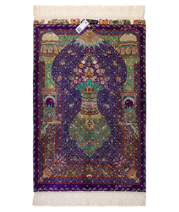 Qom Hand knotted Rug SN0588402677